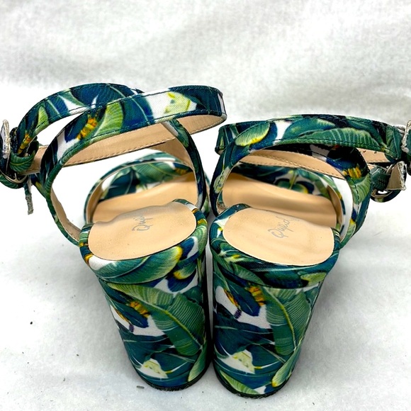 Qupid new strap around the ankle block heels ladies sz 7.5 - Picture 5 of 8